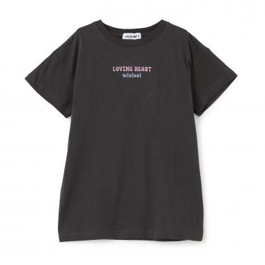 【綿100%】【プチプラ】\nバックハート半袖Tシャツワンピース