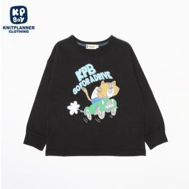 KPBOY とらプリント長袖Ｔシャツ(100～160)