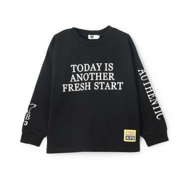 ロゴプリント長袖Tシャツ
