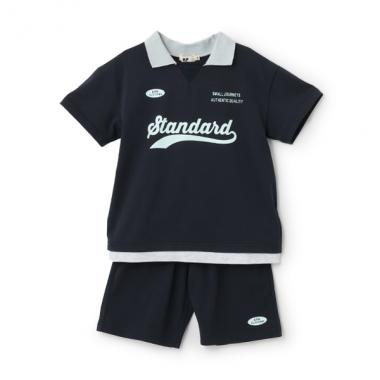 ポロ衿つきスポーツ上下セット