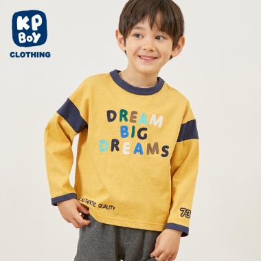 カラフルロゴ刺シュウ 長袖Tシャツ