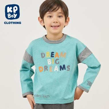カラフルロゴ刺シュウ 長袖Tシャツ