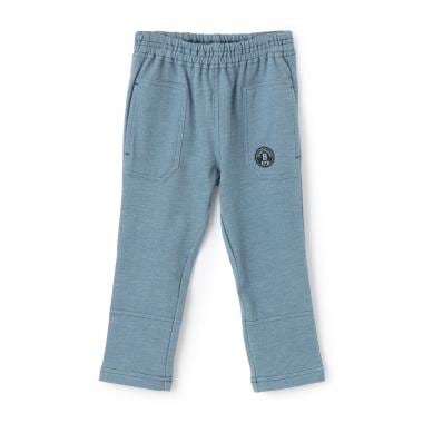 デニム風ニットツイル パンツ