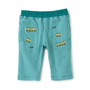 ストライプジャカード パンツ 7分丈