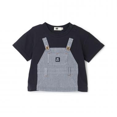 オーバーオール風 半袖Tシャツ