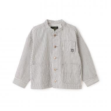 デニム クルーネック ジャケット