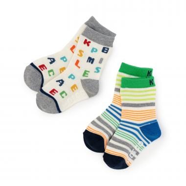 クルーソックス 【2足組】