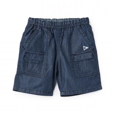 【冷感デニム】 ハーフパンツ