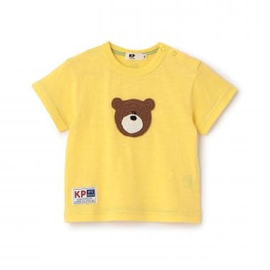 くま編みモチーフ 半袖Tシャツ