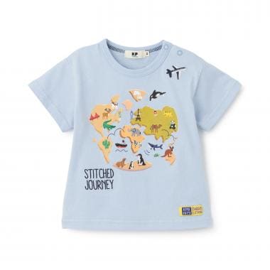 世界地図モチーフ Tシャツ