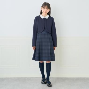 【予約商品】【卒服】【セットアイテム】ボレロ白襟×ワンピース