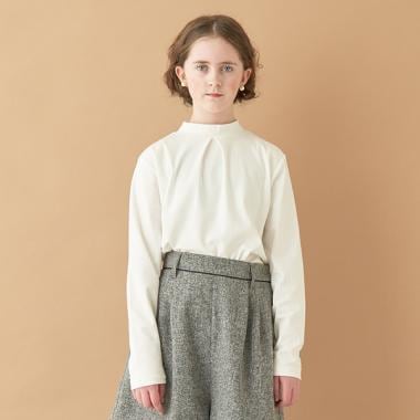 【AMI】ハイネックタック長袖Tシャツ