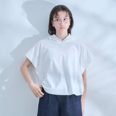 【AMI】【接触冷感】フレンチパーカ