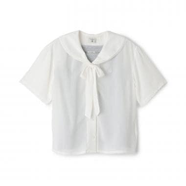 【AMI】レース使いブラウス×【接触冷感】キャミソールセット