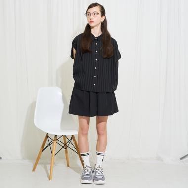 【AMI】ショルダータックフレンチブラウスセットアップ