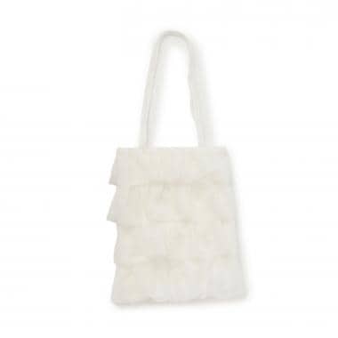 【キャセリーニ】メッシュフリルトート