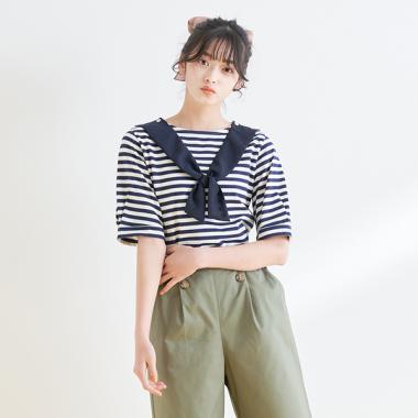 スカーフTシャツ(S(140) 紺): ジュニア - ナルミヤ オンライン公式サイト