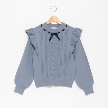 uni's room■2color ダブルリボンフリンジサンダル SS-SS25-82 新作】SS25 サンダル PEARSONⅡ GUNMETAL＋ MIST GREY