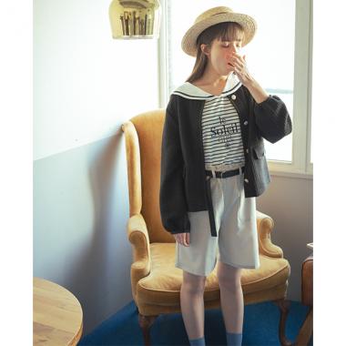 CMMN SWDN ベルテッドハーフパンツ ベルティッドハーフパンツ（ショートパンツ）｜SNIDEL