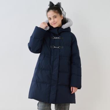 【予約商品】【はっ水・家庭洗濯可】Aラインダウンコート