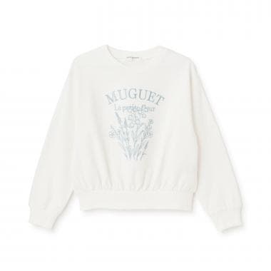 フラワー刺しゅうプルオーバー