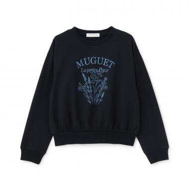 フラワー刺しゅうプルオーバー