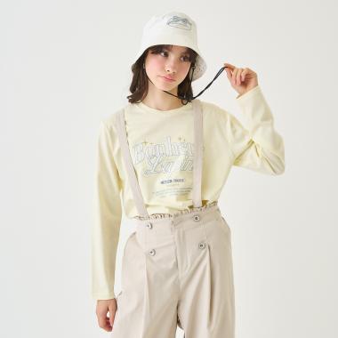 【GOOD PRICE】【吸水速乾】グラフィック長袖Tシャツ