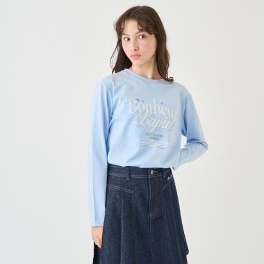 【GOOD PRICE】【吸水速乾】グラフィック長袖Tシャツ