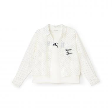 シアーシャツ×インナーTシャツセット