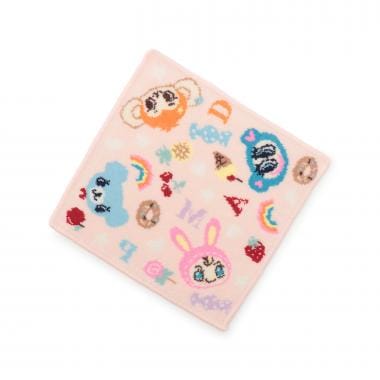 シェニール織ハンカチ【ベリエちゃん】【ナカムラくん】【ミントくん】【ルッキー】