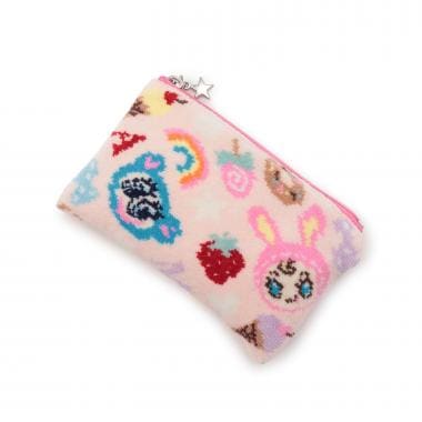 シェニール織ポーチ【ベリエちゃん】【ナカムラくん】【ミントくん】【ルッキー】