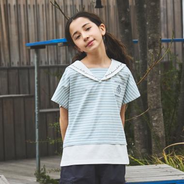 セーラーレイヤードトップス