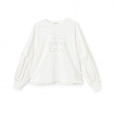 袖取り外しロゴTシャツ