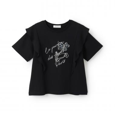 【UVカット・遮熱・接触冷感】ラッフルグラフィックTシャツ