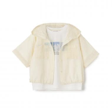 シアーシャツパーカ＆Tシャツセット