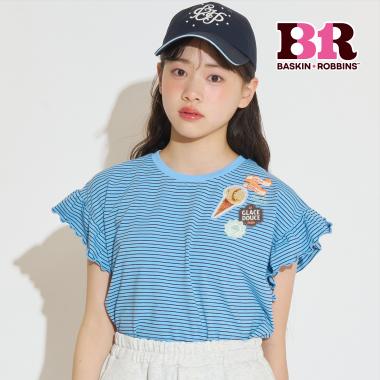 【サーティワン アイスクリーム】ワッペン刺しゅうTシャツ