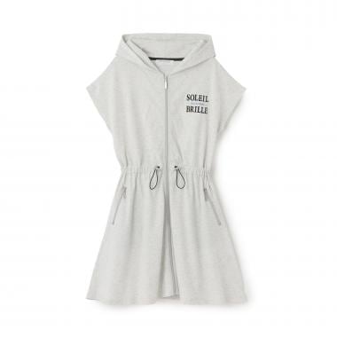 ジップパーカワンピース