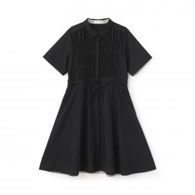 シャーリングワンピース