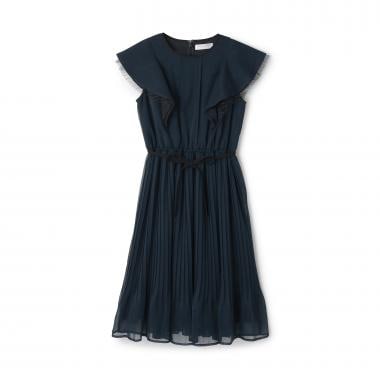 ラメシフォンワンピース