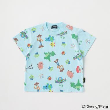 【PIXAR】TOY STORY/総柄半袖Tシャツ