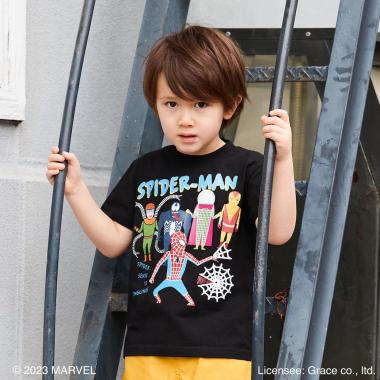 【スパイダーマン】グラフィック半袖Tシャツ