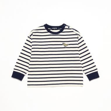 男児ボーダー長袖Tシャツ