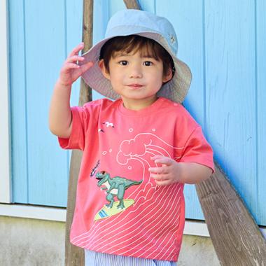 サーフィンザウルス半袖Tシャツ