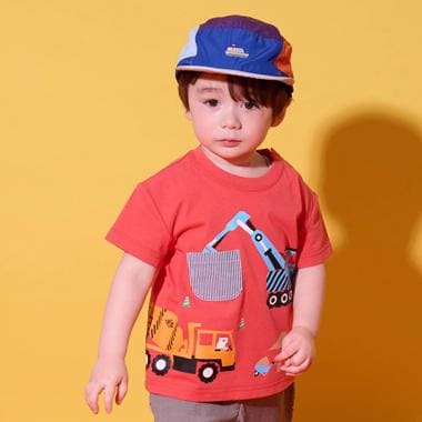 働く車半袖Tシャツ