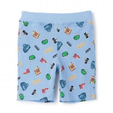 総柄5分丈パンツ