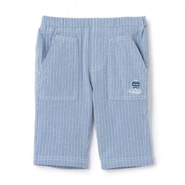 電車ストライプ6分丈パンツ