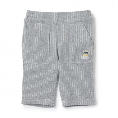 電車ストライプ6分丈パンツ