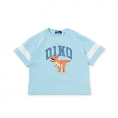 キャップザウルス袖メッシュ半袖Tシャツ