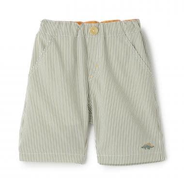 恐竜ワンポイント刺しゅう6分丈パンツ