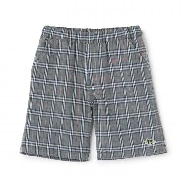 恐竜ワンポイントチェック5分丈パンツ